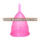 FDA certificate product silicone copa period menstrual cup small and large with drain